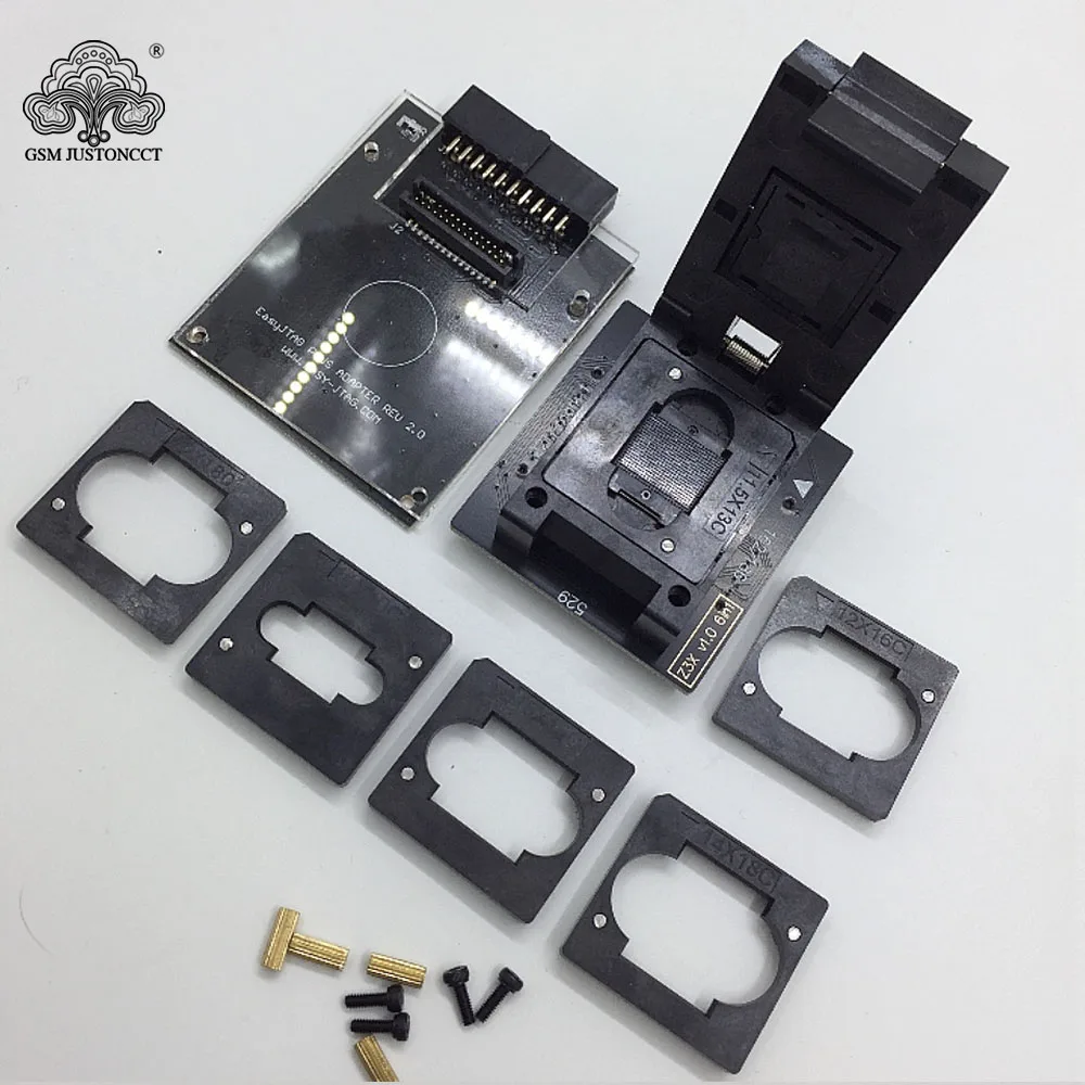 Z3X легкий JTAG PLUS BOX EMMC Socket BGA153/169, BGA162/186, BGA221, BGA529 Бесплатная доставка