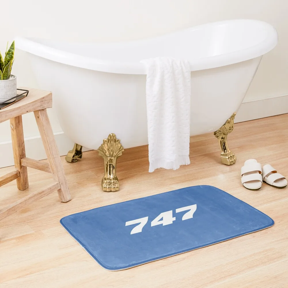 Boeing 747 Aircraft White Bath Mat Tappeto Antiscivolo Antiscivolo Bagno Accessori Per Il Bagno Set Tappetino Di Lusso