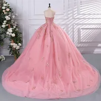 Sonhar Vestidos 15 Quinceanera Dresses Ball Gown Strapless Party Dresses Sweet Ball Gown Customized 15 Year Old Dress Plus Size - Image 6