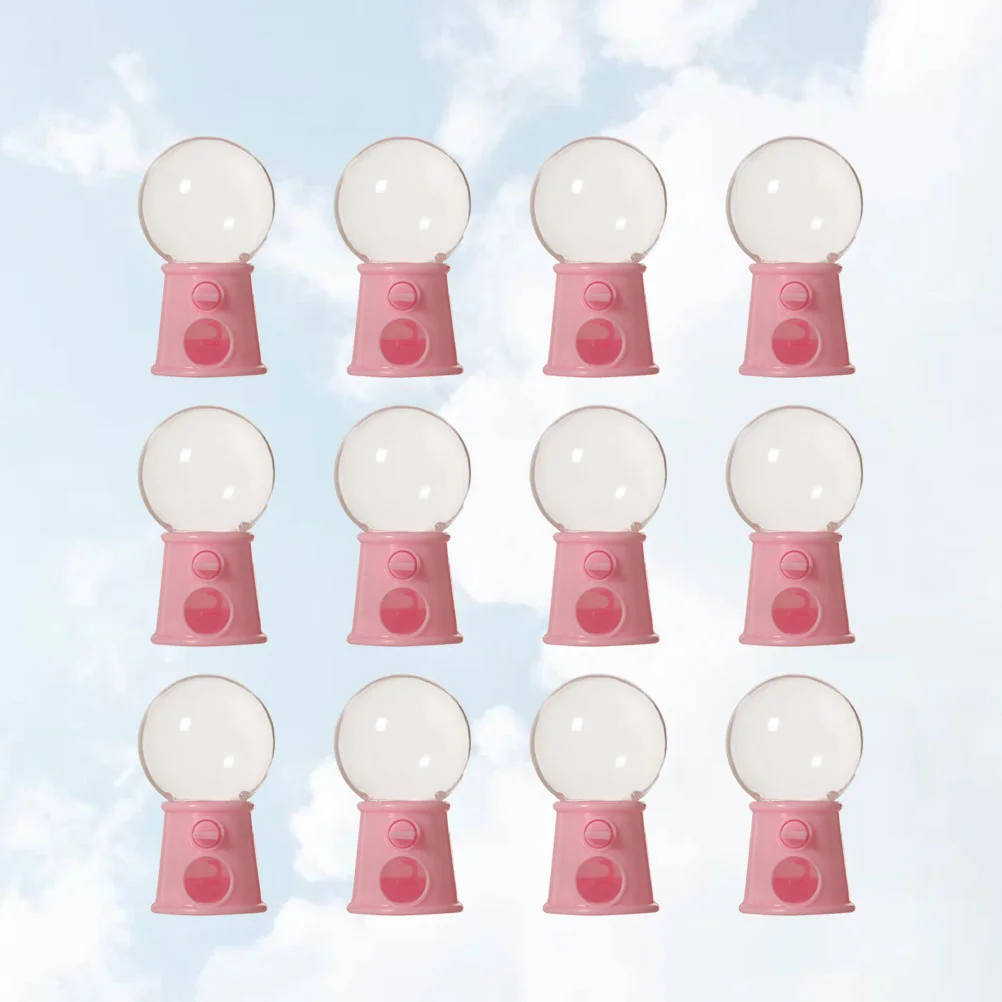 12 Pcs Macchina Distributore Di Caramelle Gumball Minicatcher Gum Bubble Per Bambini Che Afferrano Distributori Automatici Grabber Artiglio Dado Girev