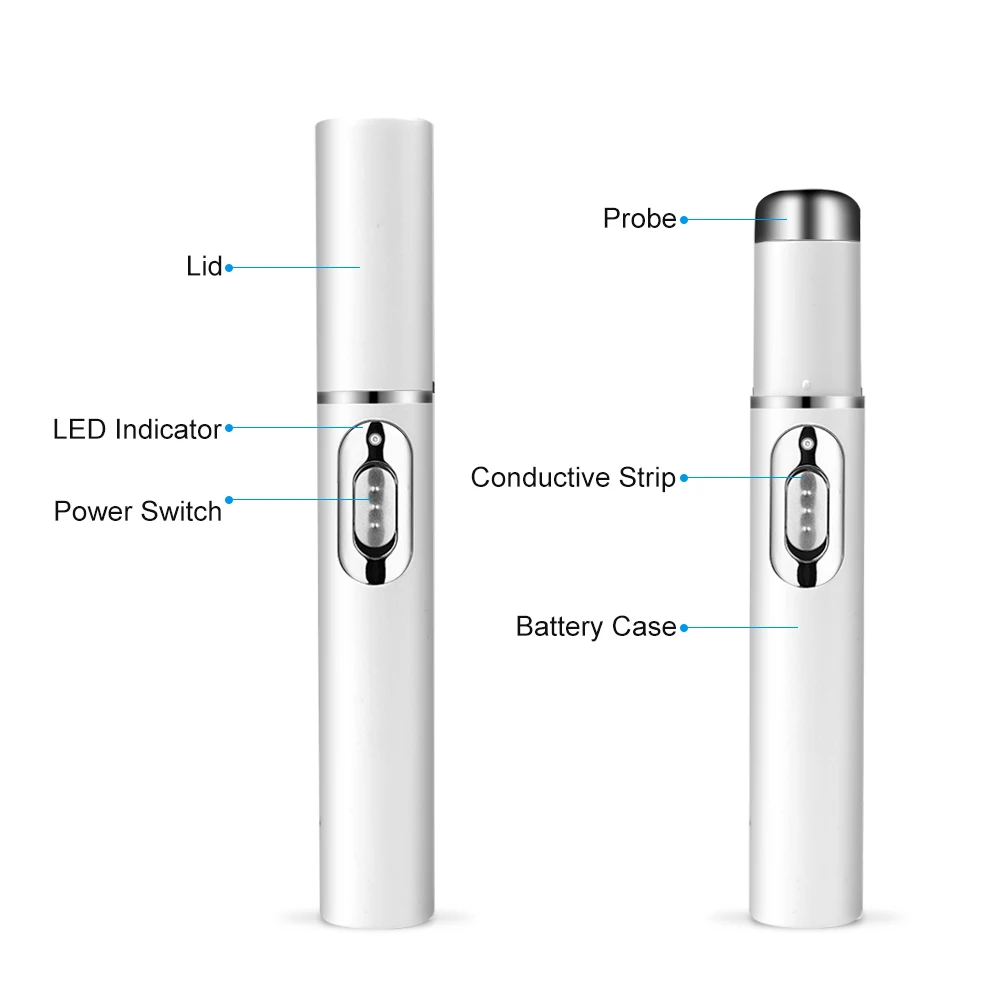Portable Blue Light Reshaping Laser Pen Varicose Vein Treatment Scar Removal Tool Freckle Acne Treatment Beauty Tool electrotherapy skin care tool blue light therapy pen laser plasma pen remover laser pen therapy