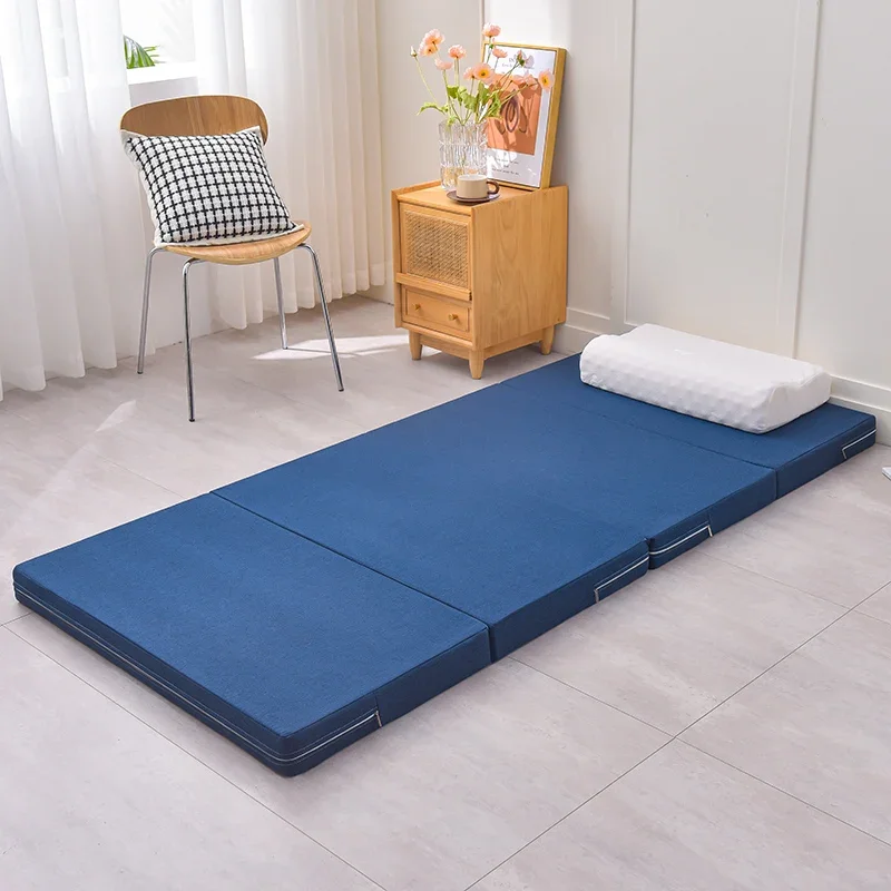 Single Memory Foam Folding Mattress Foldable Tatami Yoga Mat for Floor  Sleeping School Office Lunch Break Portable Mattresses - AliExpress