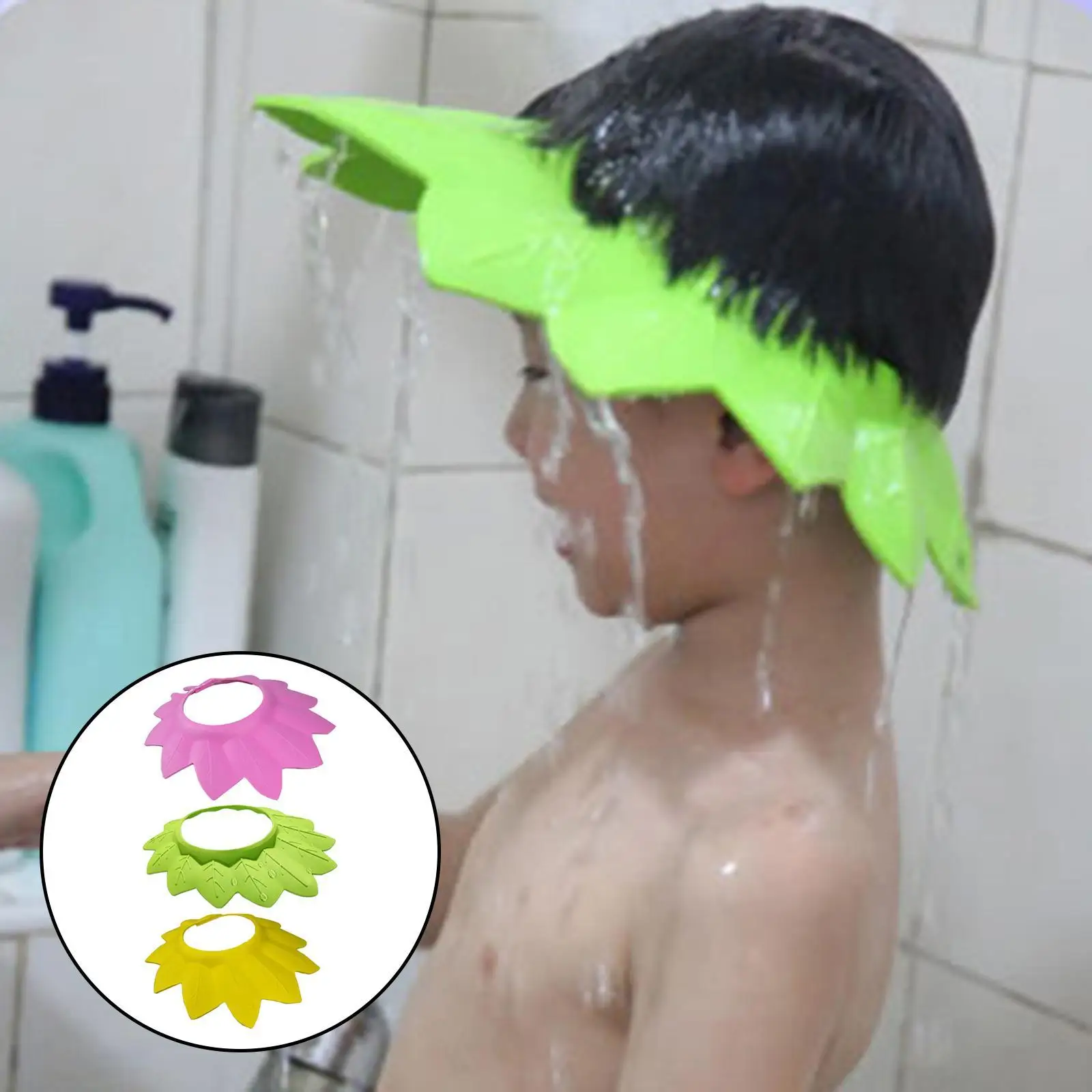 Shampoo Adjustable Waterproof Shower Hat Visor Hair Washing Ear Bathing