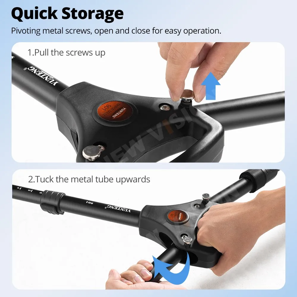 Yunteng 901 Monopod Dolly Adjustable Leg Mount Dolly For Camcorder