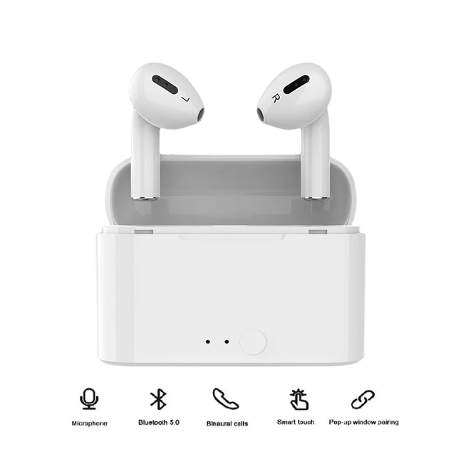 Portable Bluetooth True Wireless Earbuds With Charging Case, 44 OFF
