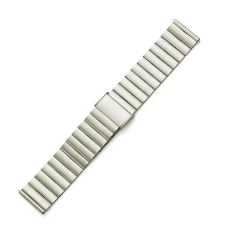 Elegant Stainless Steel Metal Strap, 20mm 22mm Band Bracelet