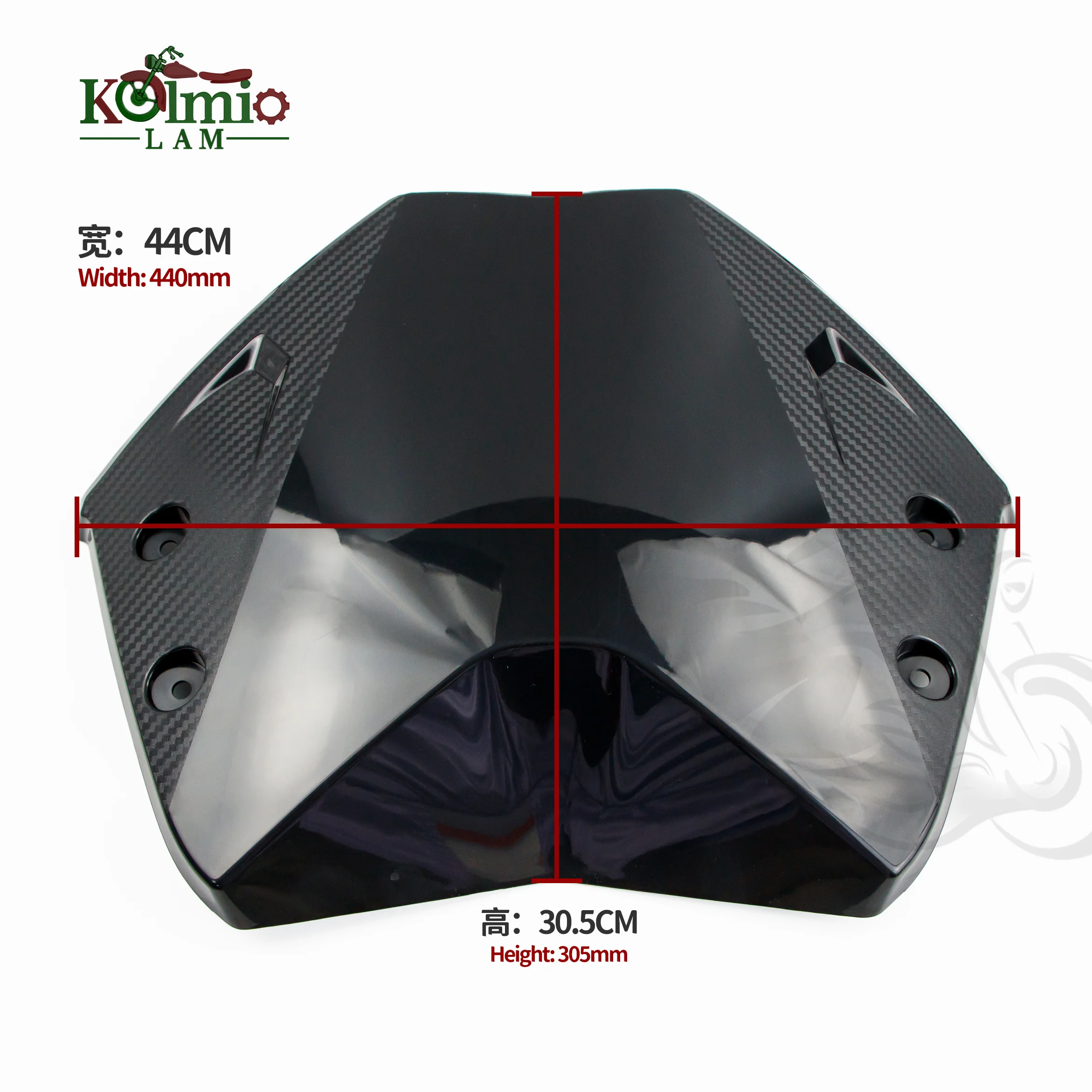 Motorcycle windshield Fit For 2012-2015 T-MAX 530 TMAX530 Motorcycle Windscreen Windshield Carbon Fiber Deflectors