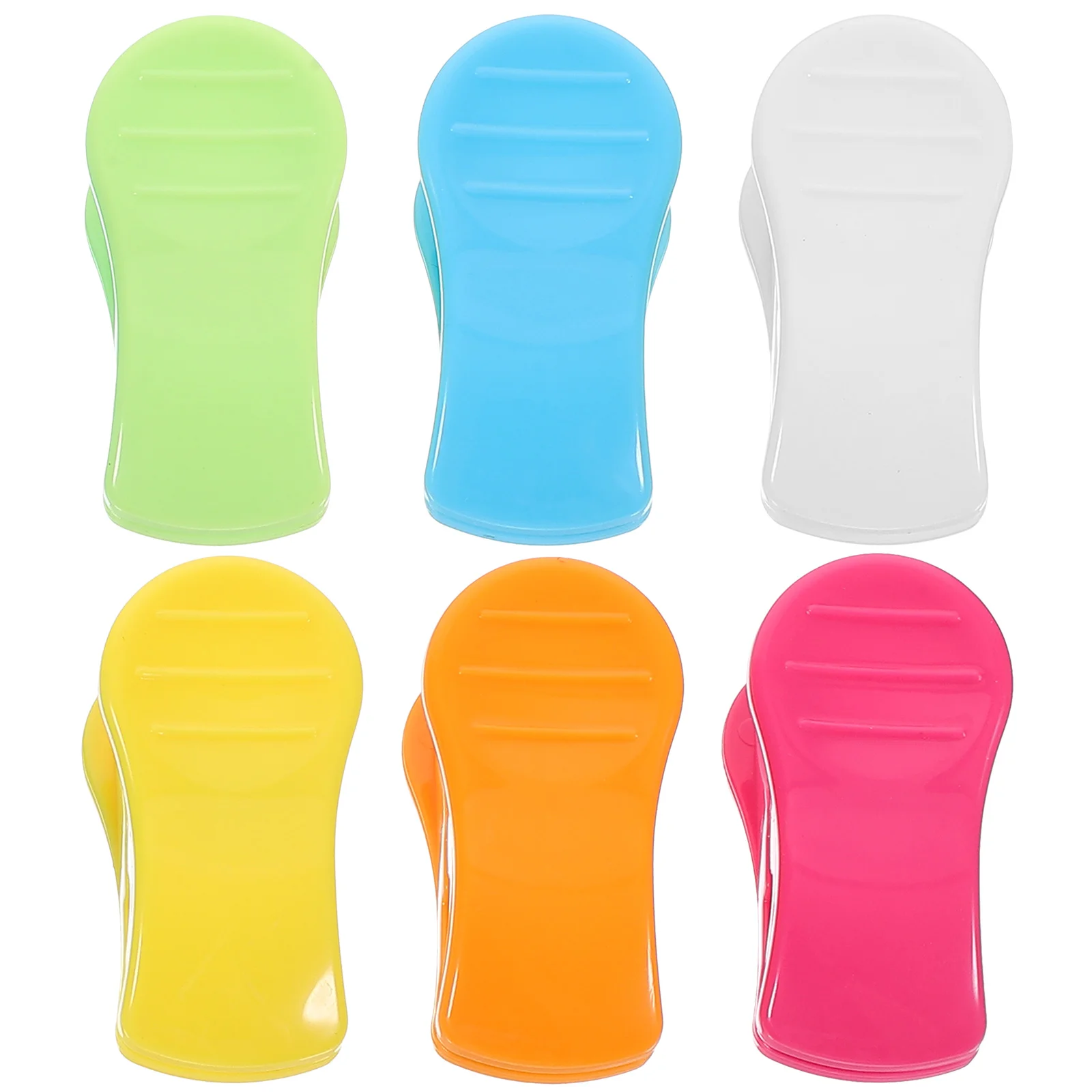 

6 Pcs Clothes Windproof Clip Small Clips Clamps Giant Stationary Cards Paper Pegs Plastic Mini Clothespins Blanket