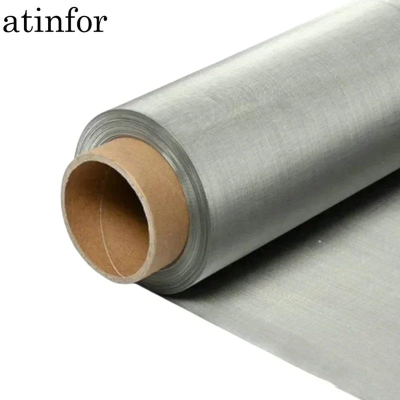 

atinfor Customized electrode titanium wire woven mesh Research experiment/TEM electrolytic cell Ti mesh/hydrogen production filt