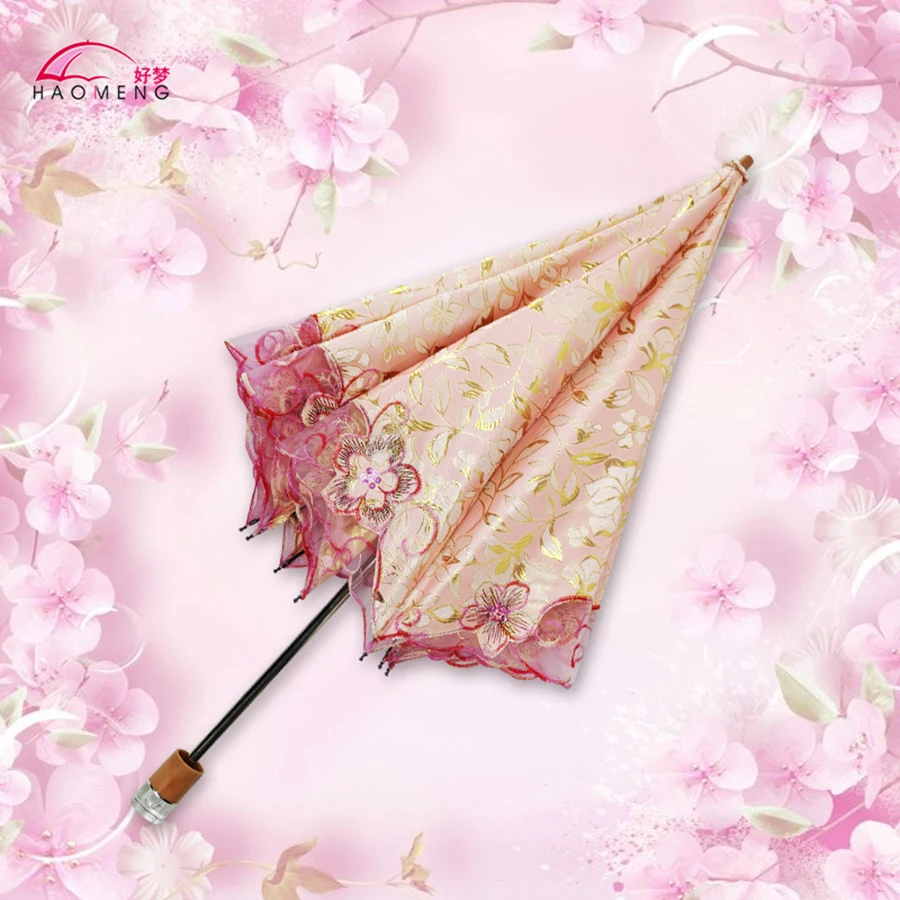 

Girl Umbrella Parasol Rain Chinese Uv Lace Visor Umbrella Women Automatic Big Luxury Girly Sword Upf50 Guarda Chuva Umbrellas