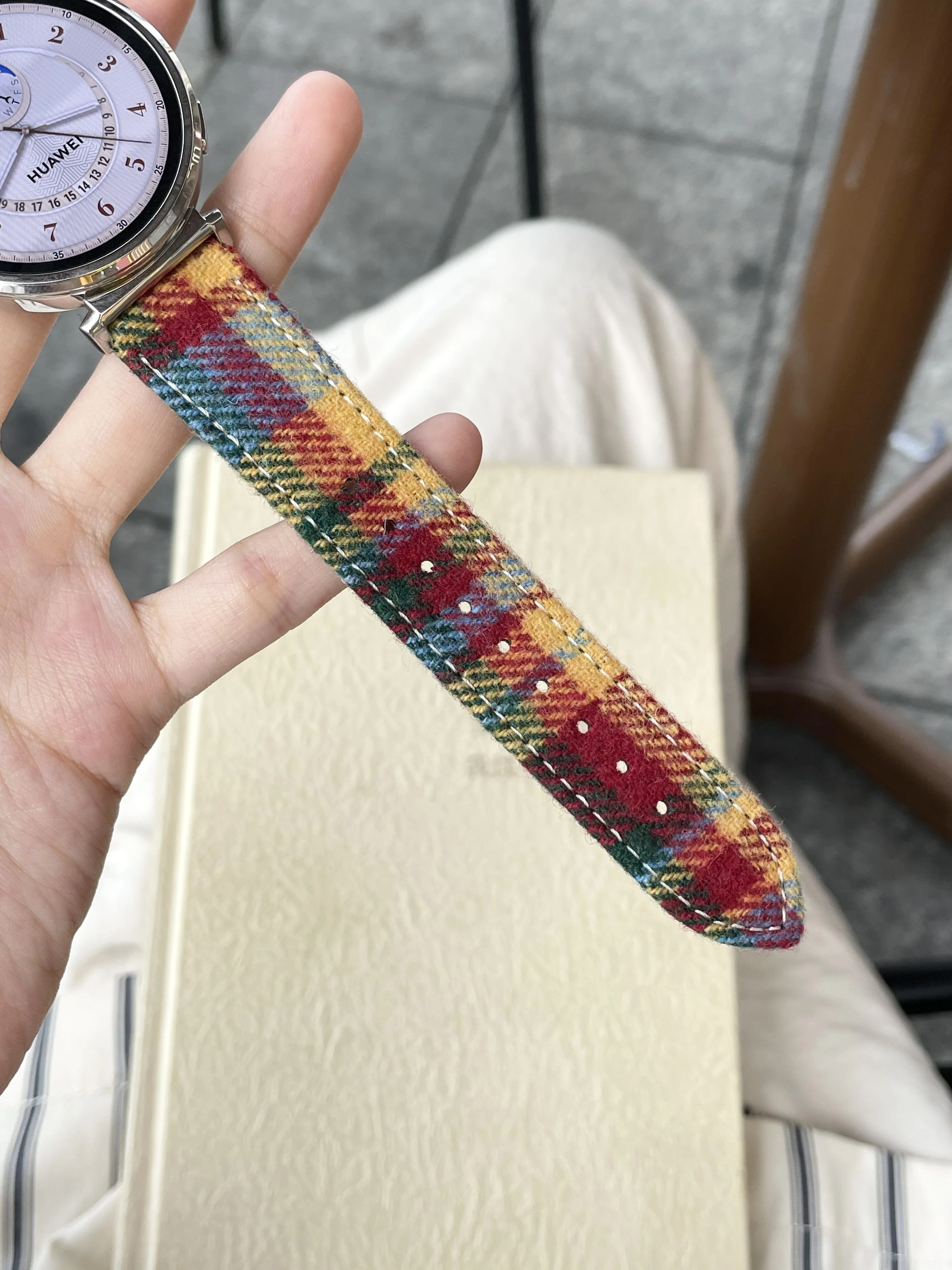 Braided Leather Sport Strap - 20mm Band with Loop Design
