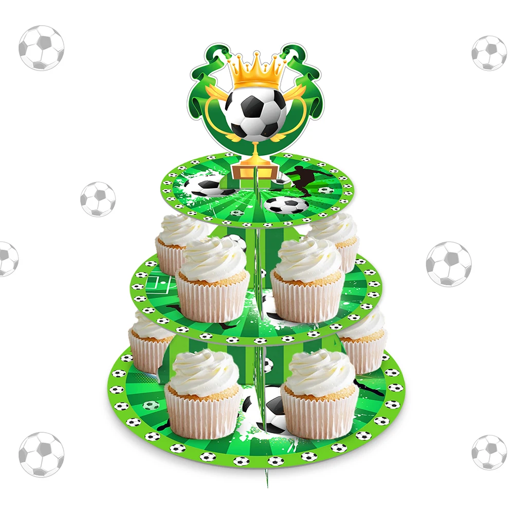 Topo de Bolo e Cupcake Bolas Jogo Esportivo Festa de Aniversário Mesversário