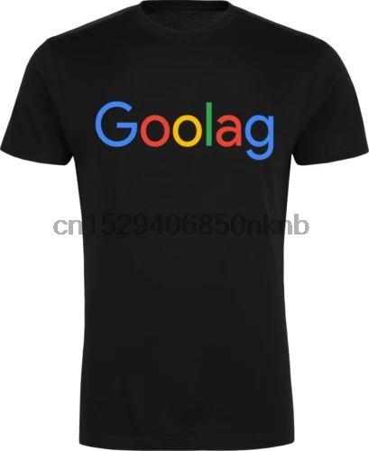 Camiseta goolag anti google paródia swag geek presente natal diversão legal  S 5XL| | - AliExpress