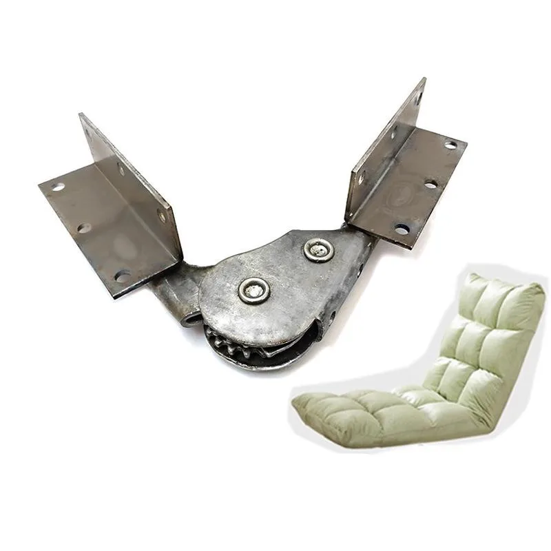 2PCSMultipleJointFoldingSofaRatchetLockingHinge5Gear180