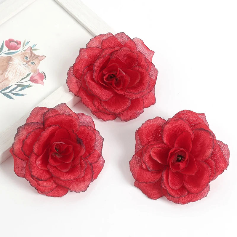 5/10/20 Stück künstliche Rosenblumen, künstliche Blumen für Zuhause, Raumdekoration, Hochzeit, Party, Halloween, Thanksgiving, Weihnachtsdekoration – Detail 11
