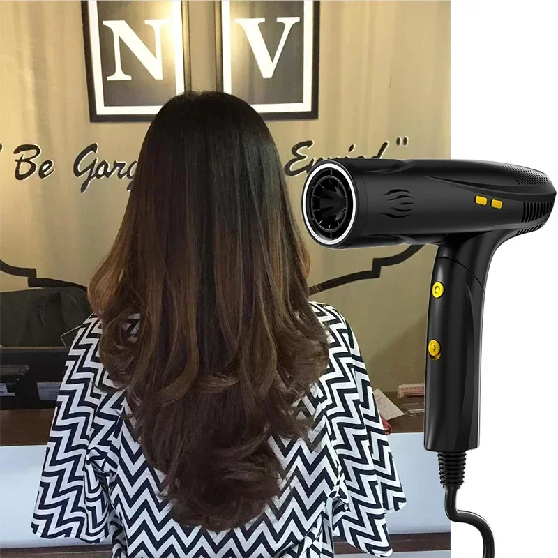 2400W  Powerful Hair Dryer Negative Ion Hair Care Professinal Hairdryer Quick Dry Home Salon Tools Foldable Electric Hair Blower 2