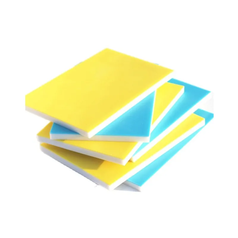 Double Layer Rubber Stamp Material White