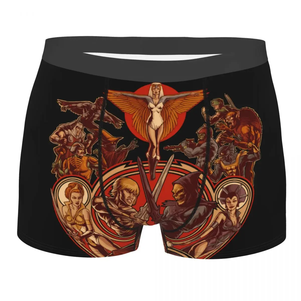 

Masters Of The Universe Boxer Shorts For Men 3D Print 80s Skeletor She-Ra Beast Underwear Panties Briefs Breathable Underpants