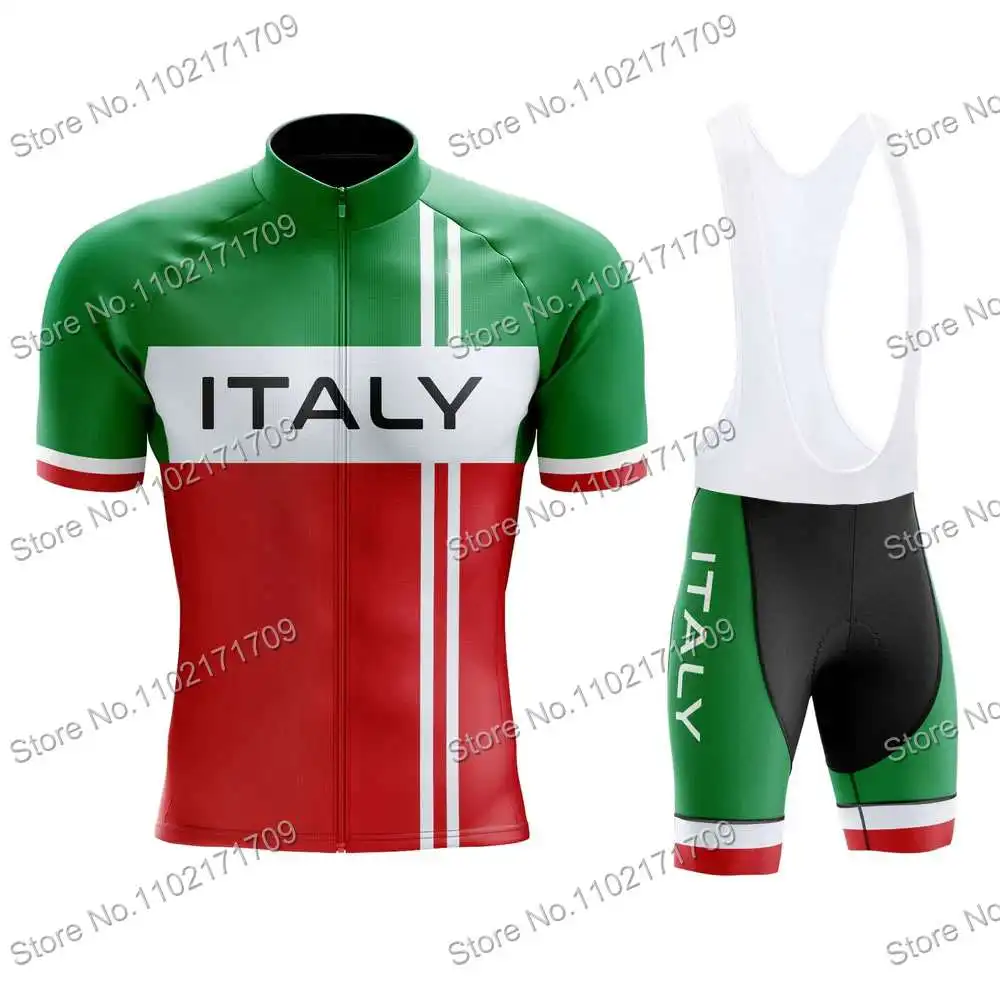 Cycling Jersey Set Summer Italy Cycling Team Jersey Set Unisex