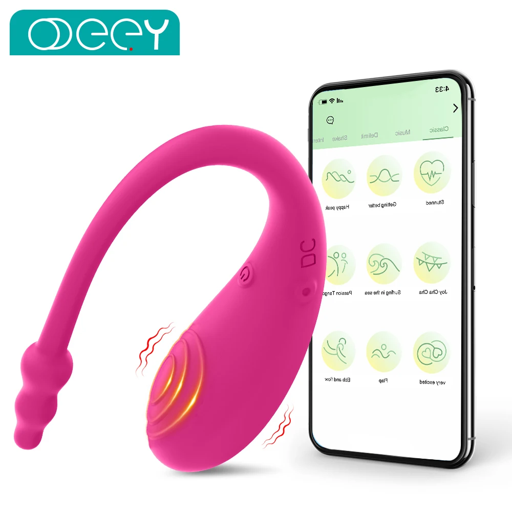 Vagina Bluetooth APP Vibratoren Klitoris Stimulation Vibro-ei G-punkt Anal Massager Sex Spielzeug für Frauen Höschen Tragbare Bälle 1