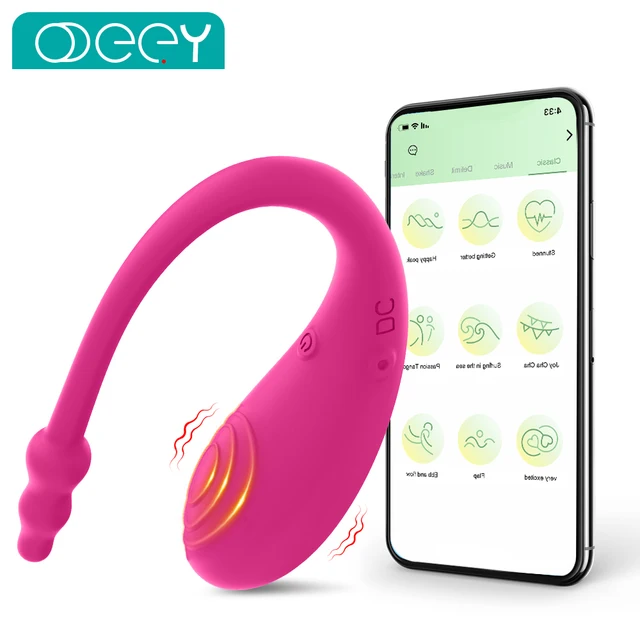 Vagina Bluetooth APP Vibratoren Klitoris Stimulation Vibro-ei G-punkt Anal Massager Sex Spielzeug für Frauen Höschen Tragbare Bälle