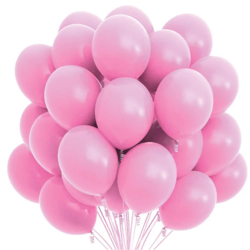 10/20/30/50 piezas de 10 pulgadas de color amarillo, azul y rojo mate, globo de látex, decoración de habitación de boda, suministros de globos, decoración de arco