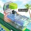Summer Fully Water Gun Rechargeable Long-Range Continuous Firing Space Party Game Splashing Kids Toy Boy Gift 2