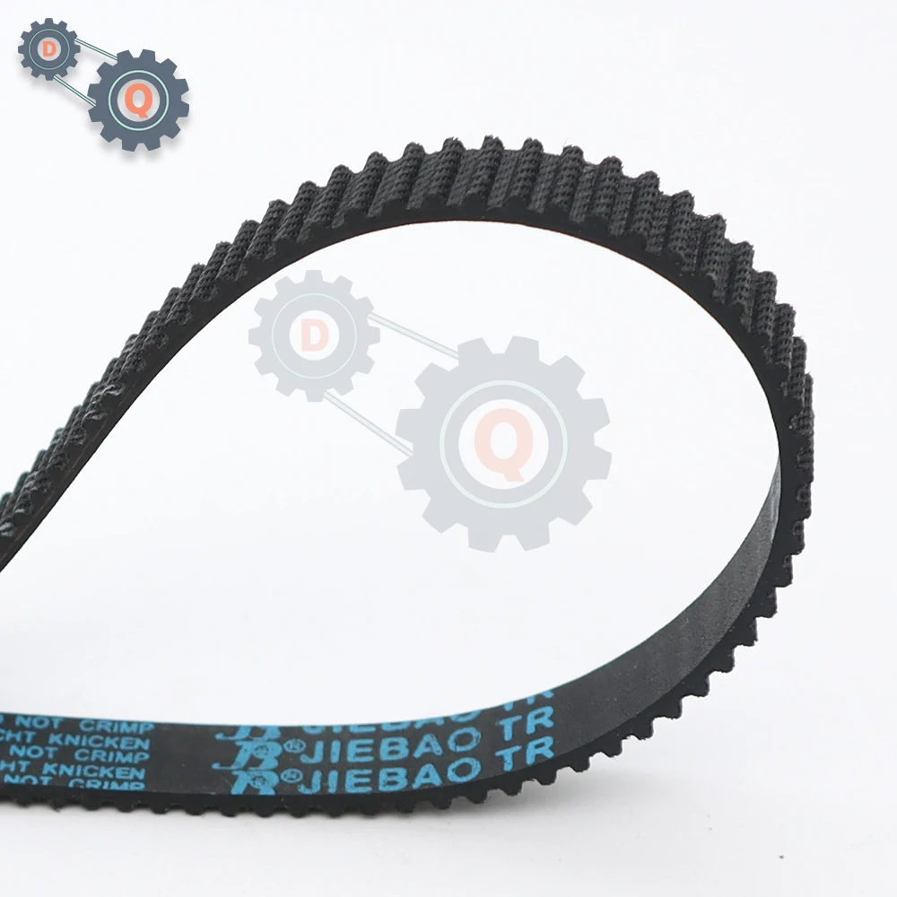 Rubber Belt Transmission Drive Belt Synchronous Belt HTD2M Length 118mm to 3600mm Width 4mm 6mm 10mm 15mm 2M 2GT GT2 Closed Loop