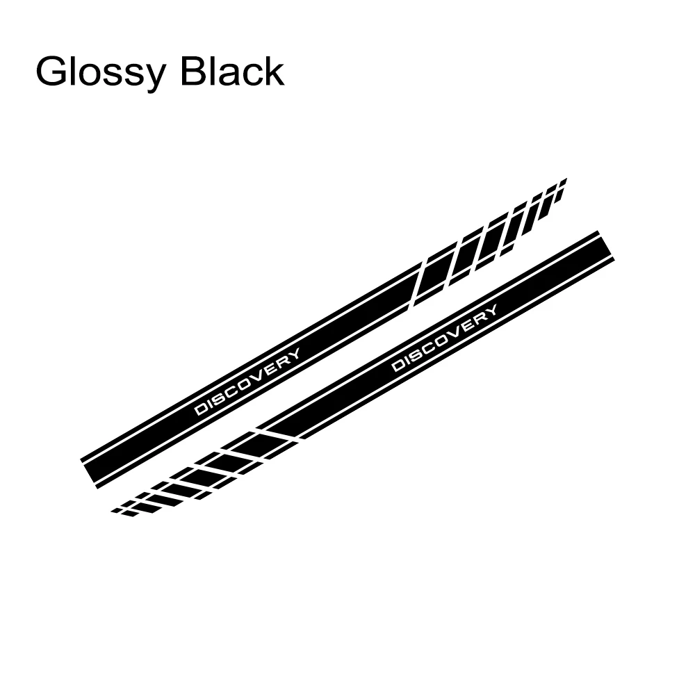2pcs Car Door Side Stickers, Sport Strips Styling Vinyl Decals, Auto Exterior Accessories
