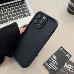 Luxurious Liquid Silicone Phone Case - Sleek, Durable, Multi - Device Compatible Cover - iPhone 13 Pro Max (Black)