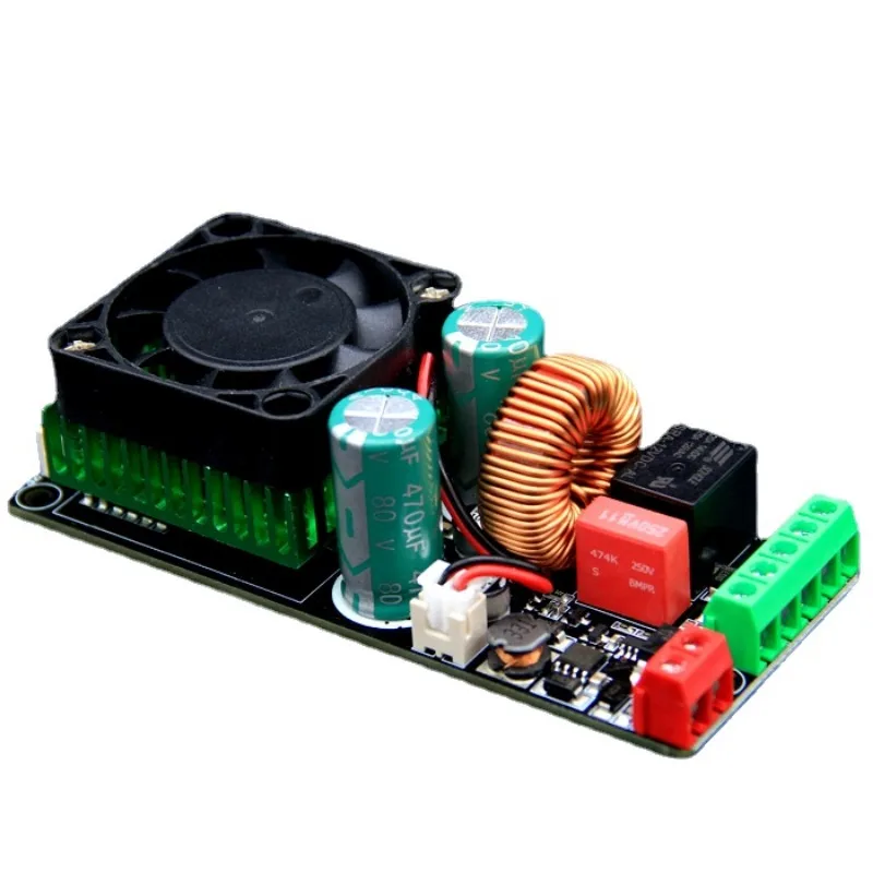 Class D 500W Mono HIFI Digital Power Amplifier Board With Speaker Protection Relay Better Than LM3886 IRS2092S hifi irs2092s 500w class d mono digital power amplifier amp finished board w speaker