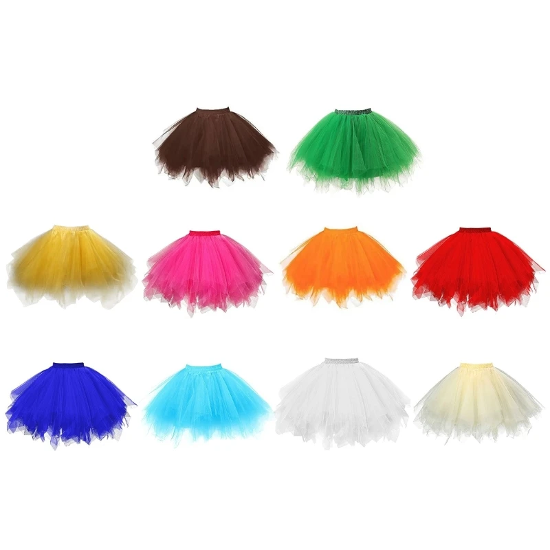 

Layered Tulle Tutus Skirt Dance Tutus Skirt Princesses Skirt Pleated Midi Skirt