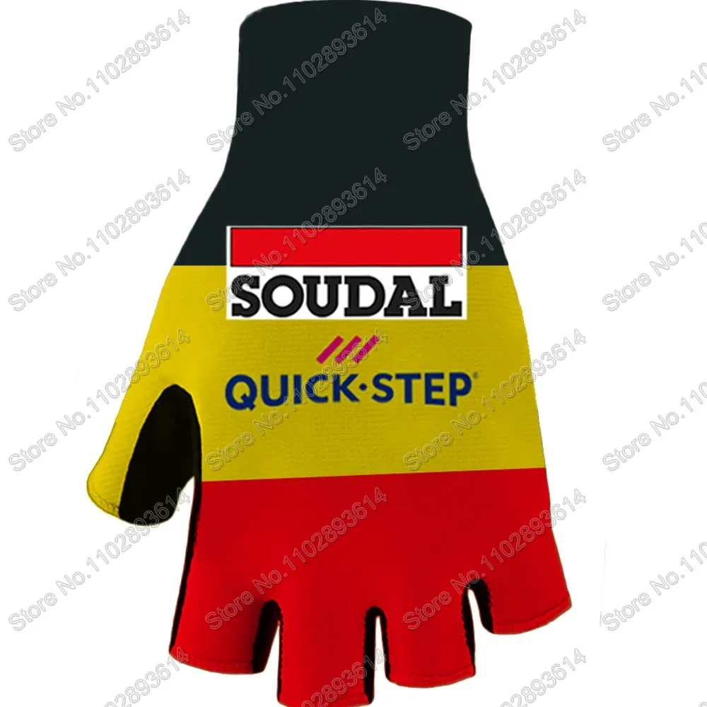 

Велосипедные перчатки Soudal, перчатки с закрытыми пальцами, одна пара, для команды, 2024