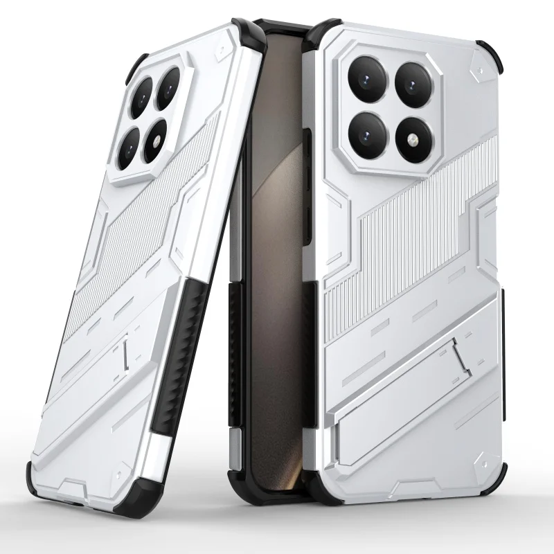 Durable Shockproof Kickstand Holder Case with PC Bumper