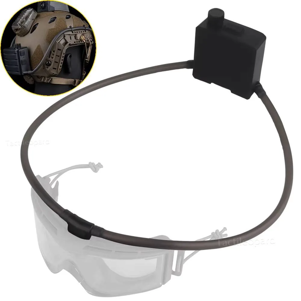 Tactical Goggles Defogging Kit Tactical Goggles Defogger Defogging Fan Anti-fog Kit for Airsoft Shooting Motocross Mountaineering Protection Glasses Ski Mask