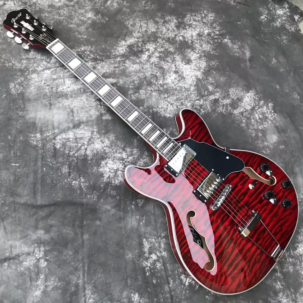 freeshippingrightHandedJazzHollowBodyElectricGuitarcustom