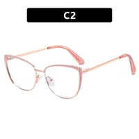 Retro Metal Cat Eye Glasses New Fashion Clear Lenses Prescription Short Sight Eyewear 0 -0.5 -1 -1.25 -1.5 -1.75 -2.0 To -6 2