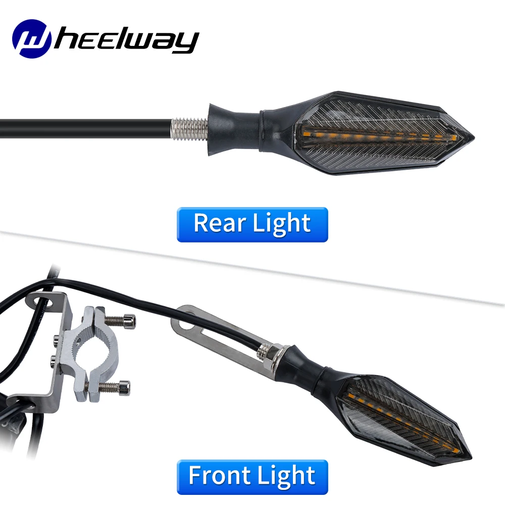 E Bike Electric Bicycle Waterproof Cable Light Set 48V 60V Front