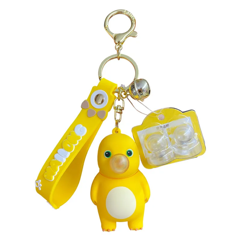 Decompression Bubble Milk Dragon Keychain Cute and Exquisite Doll Decompression Small Home Decoration for Women and Men