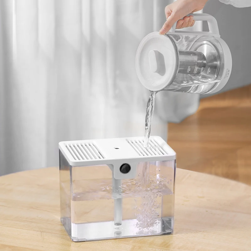 1500ML Electric Humidifier Aroma Air Diffuser Ultra-quiet USB Large Capacity Fogger Humidifiers With Humidity Display Foy Home 6