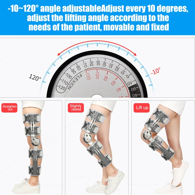 Tike Rom Csuklós Térdtartó Immobilizáló Ortózis Stabilizátor Acl Mcl Pcl Sérüléshez, Az Ortopédiai Rehabilitációs Poszt Helyreállítási Támogatása - Image 4