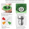 Car Wash Accessories Soft Rubber Sleeve Sector Nozzle Splash Proof  Stainless Steel Nozzle High Pressure Water Gun Nozzle 3