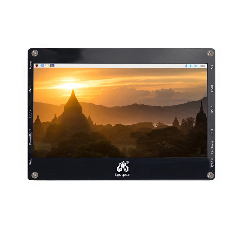 Raspberry pi Zero 2w Personalizado Touch Screen Display Faça Você Mesmo Tablet Computador Áudio Rj45 Usb Hub para Banana pi Zero 2w - Imagem 6