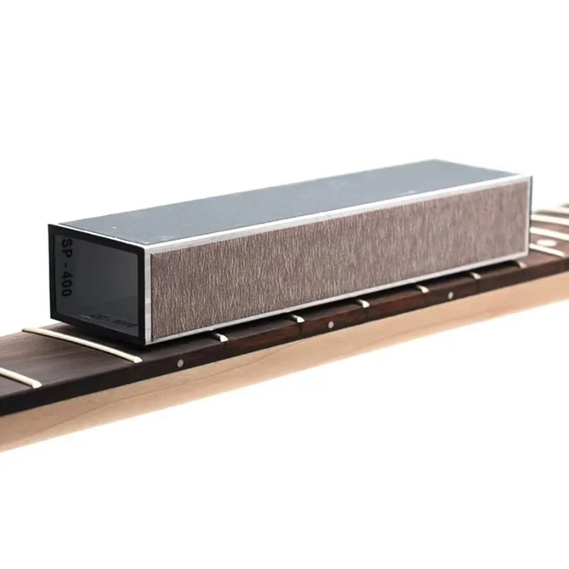 Guitar Fret Leveling Beam Self-Adhesive Sanding Tool with Sandpaper Professional Luthier's Repair Kit Fretboard Care Polishing