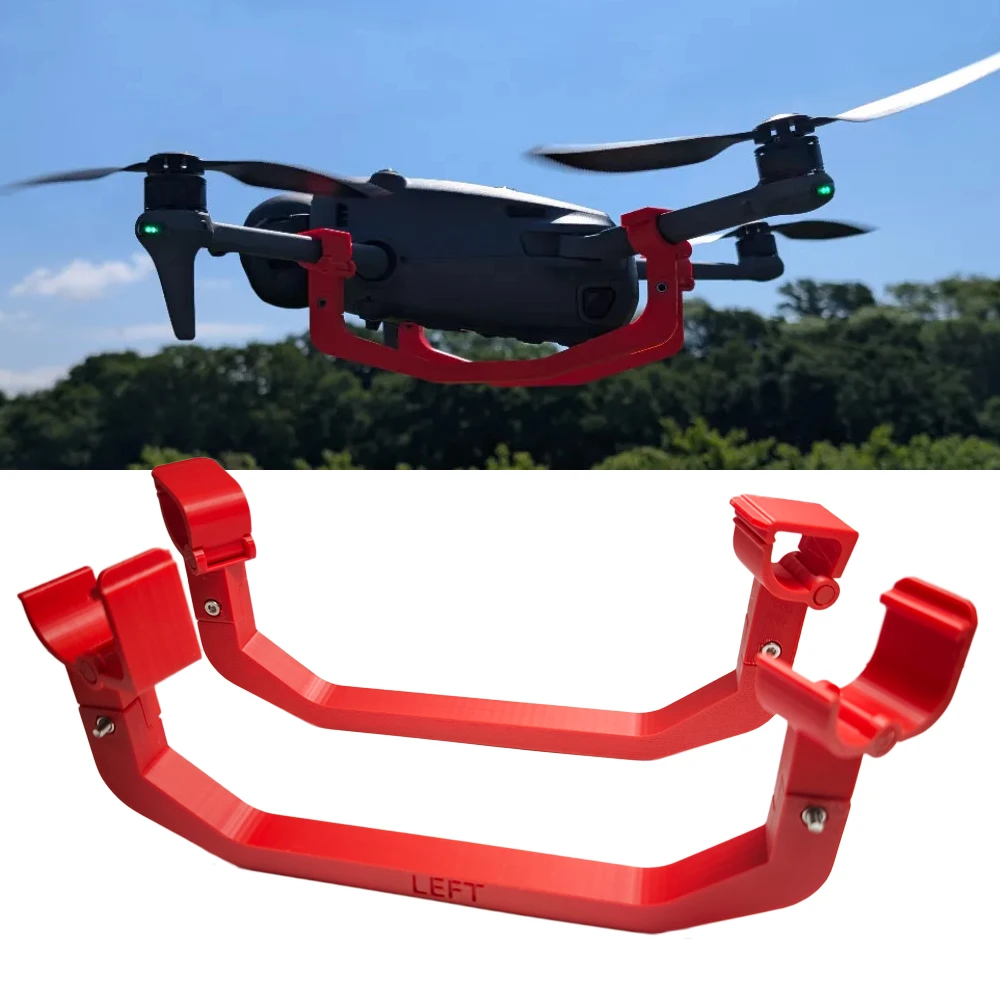 Support train d'atterrissage DJI Mavic 4 Pro rehausseur 10cm anti-collision, offrant protection et stabilité au drone.