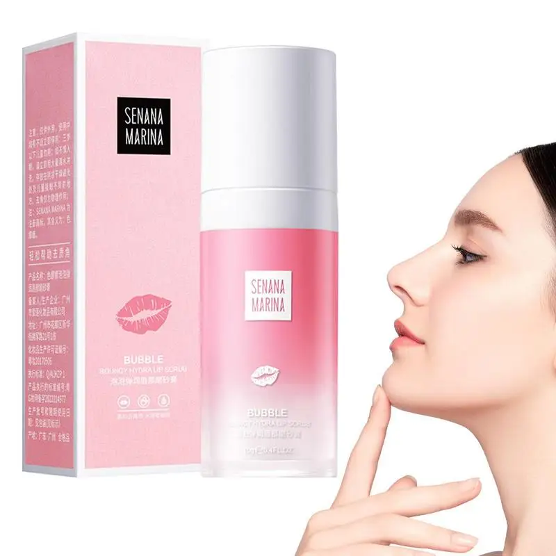 Lip Scrub Moisturizer Gentle Natural Lip Oil Gloss Lip Care With Press