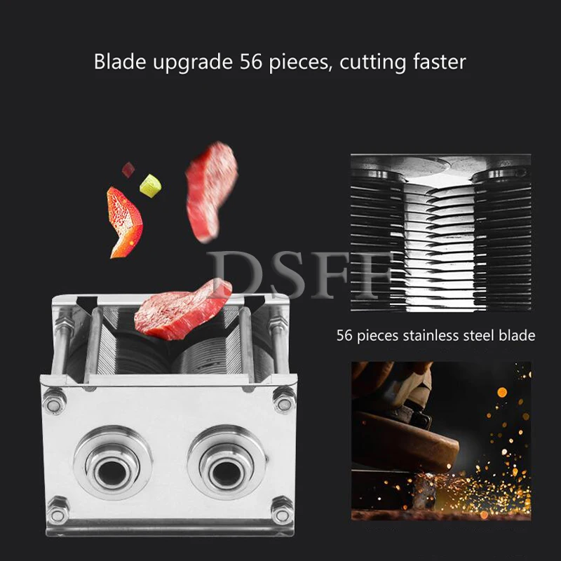 Efficient And High-Power Meat Cutter Automatic Chicken Dicer Beef Shredder