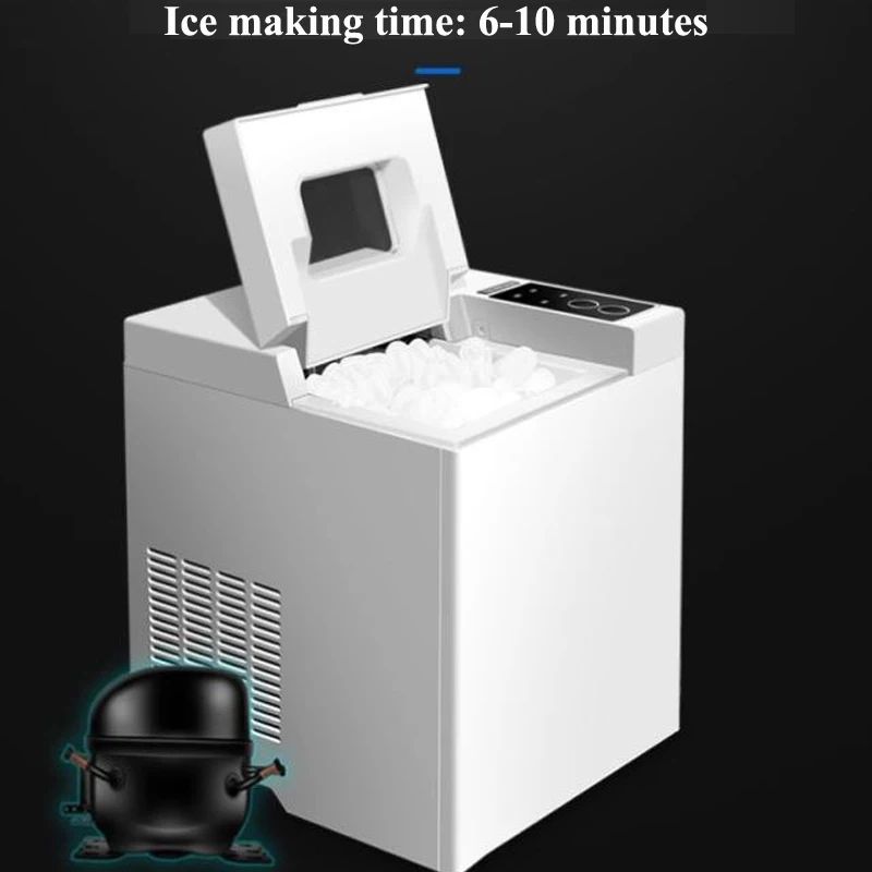Household Automatic Ice Maker Portable Bullet Round Ball Ice Machines Microcomputer Control DIY Drink Ice Making Machine 220V 2