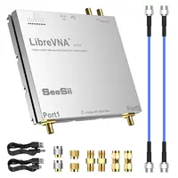 LibreVNA 100kHz-6GHz Vector Network Analyzer Profesional NanoVNA Antenna Analyzer USB Based Full 2-Port with External Reference 1
