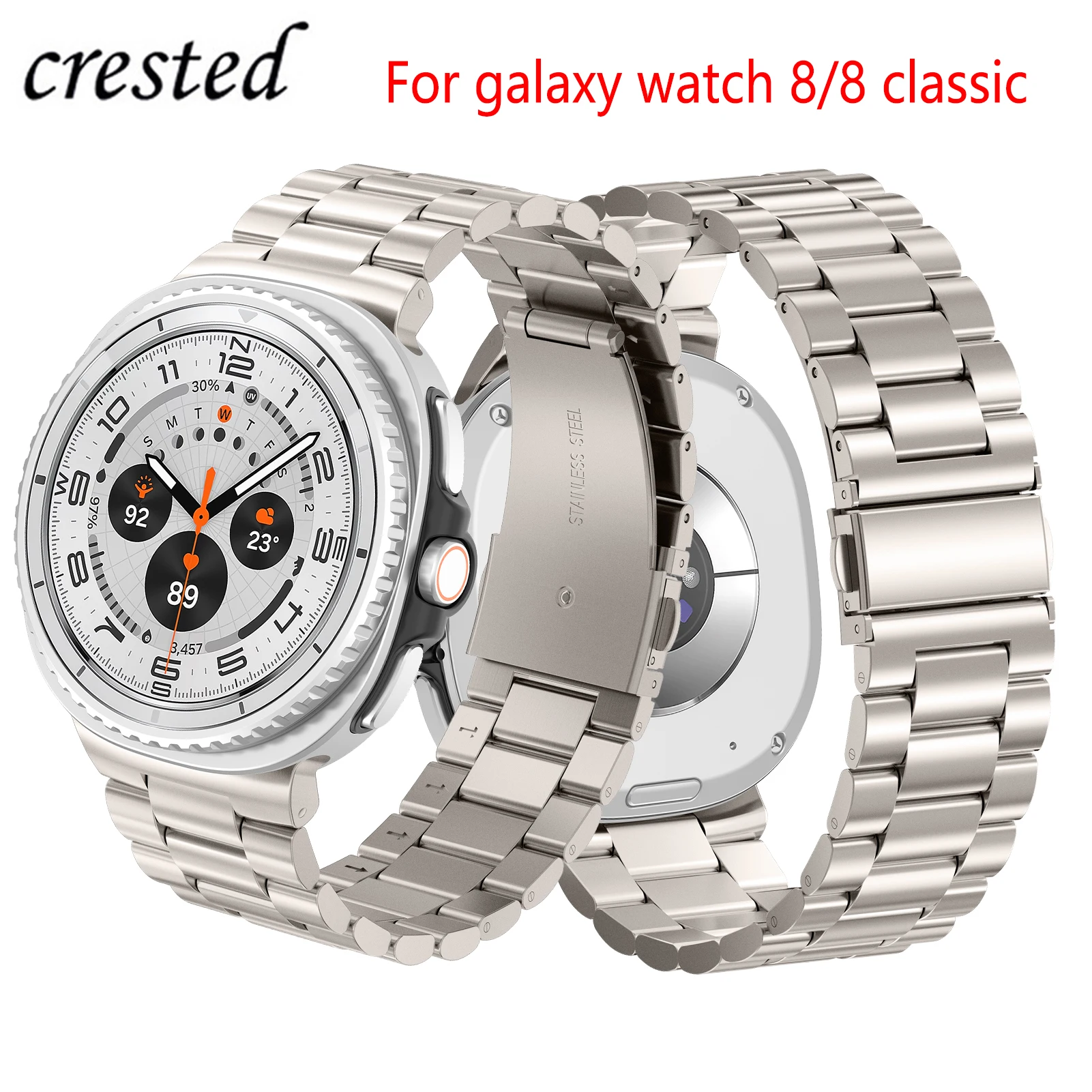 Enhanced Stainless Steel Metal Bracelet